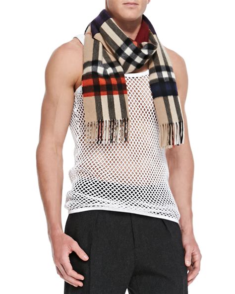 burberry prorsum cashmere scarf|burberry cashmere check scarf price.